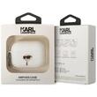 Karl Lagerfeld Husa Silicon 3D Logo Karl Head Airpods Pro 2 Alb