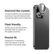 La Lumiere Folie Sticla Camera Diamond Lens iPhone 16 Pro / 16 Pro Max Argintiu