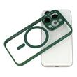Lemontti Husa Acrylic Color Magsafe Samsung Galaxy S24 FE Verde