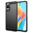 Lemontti Husa Carbon Case Flexible Oppo A98 Negru