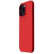 Lemontti Husa Liquid Silicon MagCharge iPhone 14 Pro Rosu (protectie 360°, material fin, captusit cu microfibra)