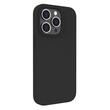Husa iPhone 14 Pro Lemontti Liquid Silicon MagCharge Negru