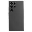 Lemontti Husa Liquid Silicon Samsung Galaxy S24 Ultra Negru