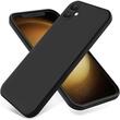 Lemontti Husa Silicon Soft Slim Samsung Galaxy A05 Negru (material mat si fin, captusit cu microfibra)