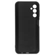 Lemontti Husa Silicon Soft Slim Samsung Galaxy A14 5G, material mat si fin, captusit cu microfibra, Negru
