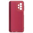 Lemontti Husa Silicon Soft Slim Samsung Galaxy A23 4G / A23 5G Santa Red (material mat si fin, captusit cu microfibra)