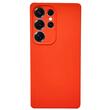 Lemontti Husa Silicon Soft Slim Samsung Galaxy S25 Ultra Portocaliu