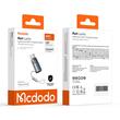 Mcdodo Adaptor OTG Lightning la Type-C,60W, Aliaj de aluminiu, Incarcare si sincronizare date, cu indicator luminos, cu snur, Negru