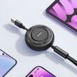 Mcdodo Cablu 3 in 1 USB la Lightning, MicroUSB si Type-C Super Fast Charging, 66W, 1.2m, Negru