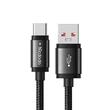 Mcdodo Cablu USB-A la Type-C SpeedCharge Series, Fast Charging, LED, 120W, 1.5m, Negru 