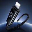 Mcdodo Cablu USB la Lightning Digial Display, Fast Charging, 1.2m, Negru