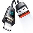 Mcdodo Cablu USB la Lightning Display Auto Power Off, Fast Charging, 1.2m, Negru