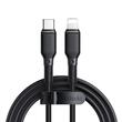 Mcdodo Set Incarcator Retea 2xType-C si 1xUSB-A GaN5 Mini Pro Fast Charger 67W, cablu Type-C la Lightning, 1.2m, Negru