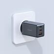 Mcdodo Set Incarcator Retea GaN5 Mini Pro Fast Charger 67W, Port 2xType-C+ 1xUSB-A, cablu Type-C, 2 m, Black