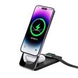 Mcdodo Incarcator Wireless Foldable 3in 1 Mangetic, pentru telefon / TWS / Apple Watch, 15W, Negru