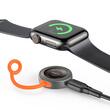 Mcdodo Incarcator wireless pentru Apple Watch, 2.5W, cu porturi Type-C si Lightning, snur din silicon anti-pierdere, Negru