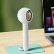 Usams Mini Ventilator Portabil Candy 1200mAh, 2 viteze, Cablu USB inclus, Alb