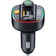 Devia Modulator FM Smart Series Bluetooth PD 30W + Dual USB, MP3, Fast Charger, Negru