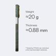 Pitaka Husa Breath of Veins Aramida Magsafe iPhone 17 Pro Max Dive Green