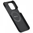 Pitaka Husa MagEZ 4 Aramida 1500D iPhone 15 Plus, MagSafe Negru / Gri