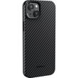 Pitaka Husa MagEZ Pro 4 Aramida 1500D iPhone 15 Plus, MagSafe Negru / Gri