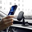 Pitaka Suport Auto Magnetic MagEZ Pro Incarcare Wireless, fixare prin ventuza, Negru