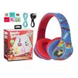 PowerLocus Casti pentru copii, Wireless, P2 Angry Birds Blue / Red