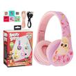 PowerLocus Casti pentru copii, Wireless, P2 Angry Birds Pink