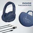 PowerLocus Casti Bluetooth Wireless Over-Ear P3 Blue