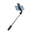 Mcdodo Selfie Stick Bluetooth compatibil cu telefoane de 3.5-6.7 inch, reglare 360 grade, telecomanda inclusa, lumina integrata, Negru
