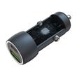 Devia Set Incarcator Auto Extreme Speed Fast Charger PD30W + QC3.0, 18W, Cablu Type-C la Type-C 1m, Gri