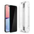 Spigen Folie Sticla Glass tR EZ Fit Privacy iPhone 15 Pro set 2 buc, kit de montare