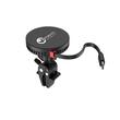 Lemontti Suport Auto MagSafe Magnetic cu Incarcare wireless si cablu retractabil Type-C 1m, prindere ventilatie, Negru