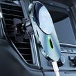 Usams Suport Auto US-CD170 Magnetic, cu încarcare wireless,15W, Gri