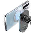 Usams Suport Auto US-CD170 Magnetic, cu încarcare wireless,15W, Gri
