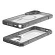 UAG Husa Trooper Magnetic Samsung Galaxy S26 Ultra Clear/Ash (2 parti: spate + protectie margini)