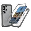 UAG Husa Trooper Magnetic Samsung Galaxy S26 Ultra Clear/Ash (2 parti: spate + protectie margini)