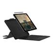 UAG Husa Keyboard Cover iPad 10.2 inch(7th, 8th Gen, 9th Gen) Black/Ash 