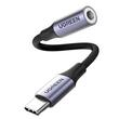 Ugreen Cablu Audio Type-C la Jack 3.5mm, Analogic si digital, 10cm, Gri
