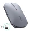 Ugreen Mouse Wireless mod dual, DPI reglabil (1000-4000), design subțire, Gri