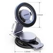 Ugreen Suport Auto Magnetic pentru bord, rotatie 360 grade, fixare sigura, magneti N52, Negru