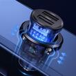 Usams Incarcator Auto C31 Mini Dual USB Fast Charging, 3A Transparent / Negru