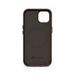 iCarer Husa Oil Wax Premium Leather iPhone 15 MagSafe Maro