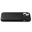 iCarer Husa Oil Wax Premium Leather iPhone 15 MagSafe Negru