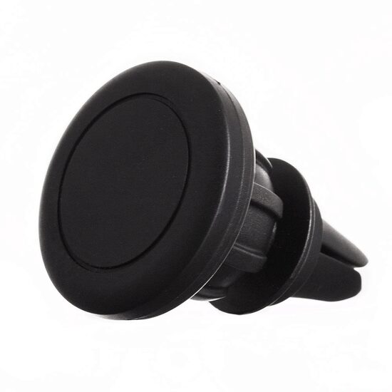 Suport Auto Lemontti Magnetic cu Rotire 360 Negru (Fixare pe Grila de Ventilatie)