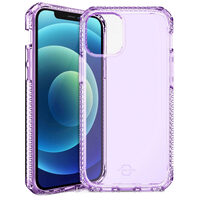 IT Skins Husa Spectrum Clear iPhone 12 Mini Light Purple (antishock,antimicrobial)