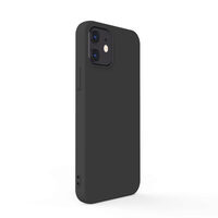 Husa iPhone 12 Mini Lemontti Silicon Soft Slim Black
