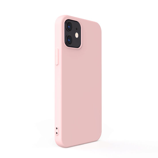 Husa iPhone 12 Mini Lemontti Silicon Soft Slim Pink Sand