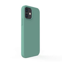 Husa iPhone 12 Mini Lemontti Liquid Silicon Forest Green