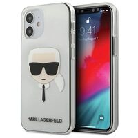 Husa iPhone 12 Mini Karl Lagerfeld Karl's Head Transparent